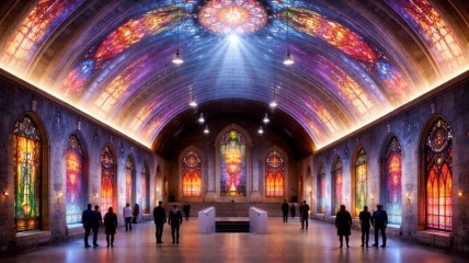 Bezoek aan de tentoonstelling 'Cristal Vivant'