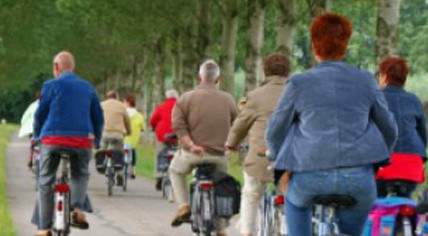 Traditionele fietstocht